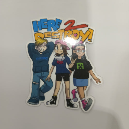 Pinkada cousins - sticker