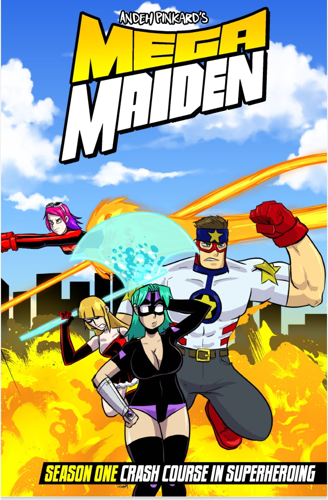 Mega Maiden season 1: Crash Course in Superheroing TPB